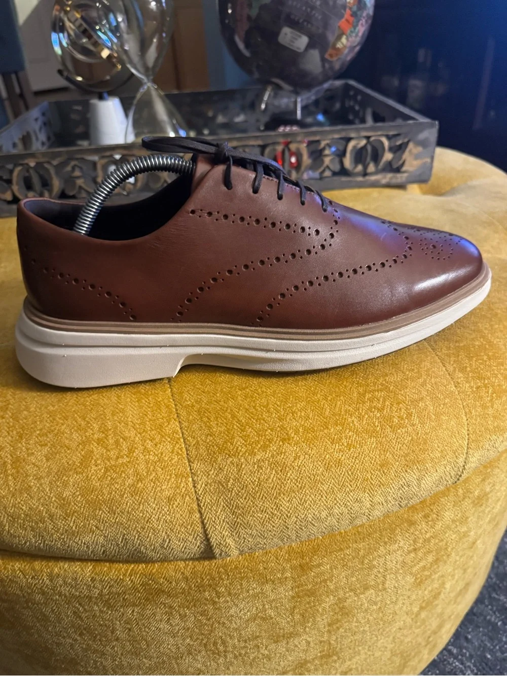 Cole Haan Men's ØriginalGrand Cityspectre Wingtip Oxfords, Size 9.5, (Brown)